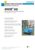 APAFOR 340 - Geotechnical drilling rig