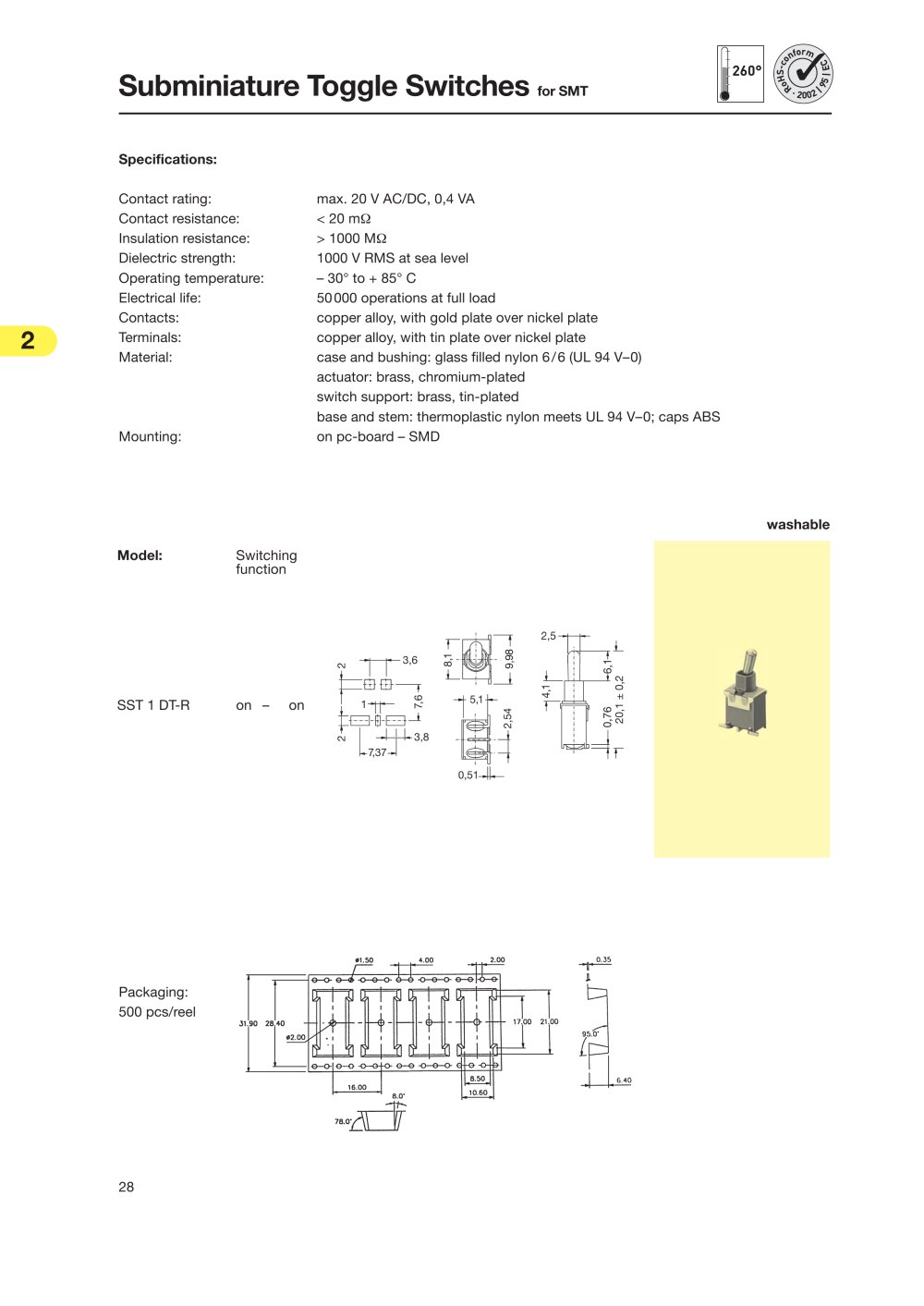 KNITTER SWITCH - 87110, 68309