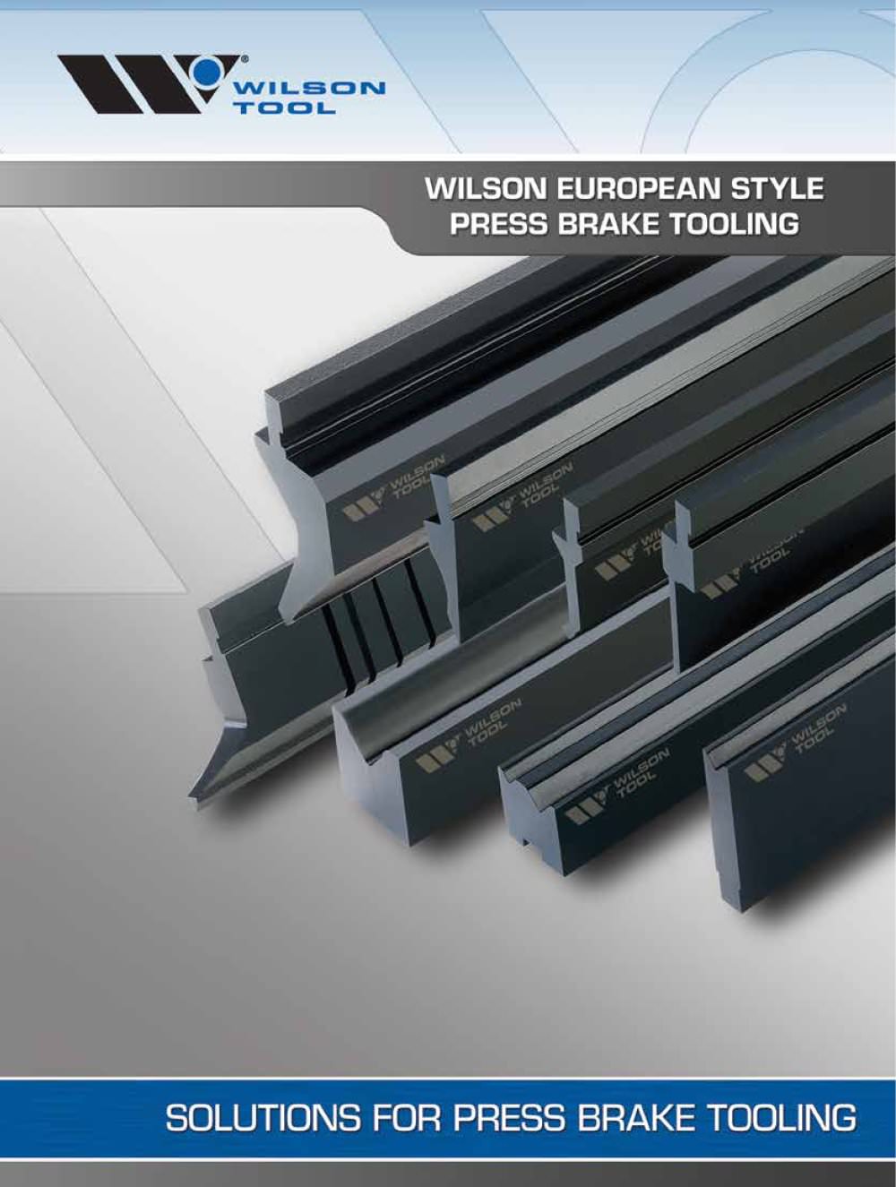 European Precision Press Brake Tooling Catalog - WILSON TOOL