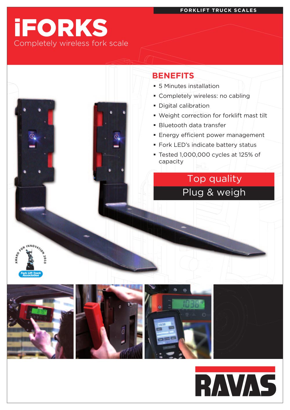 Truck scales: iForks - RAVAS Europe B.V.