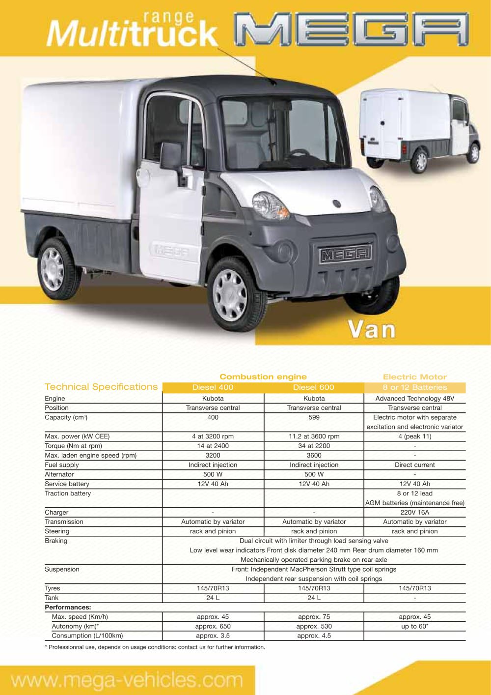 Van - AIXAM MEGA  --  www.mega-vehicles.com