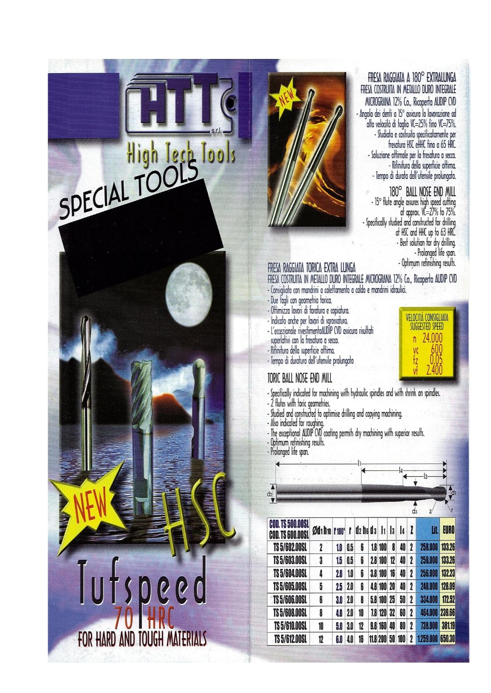 HTT "Tufspeed" HM tooling for mould makers - HTT