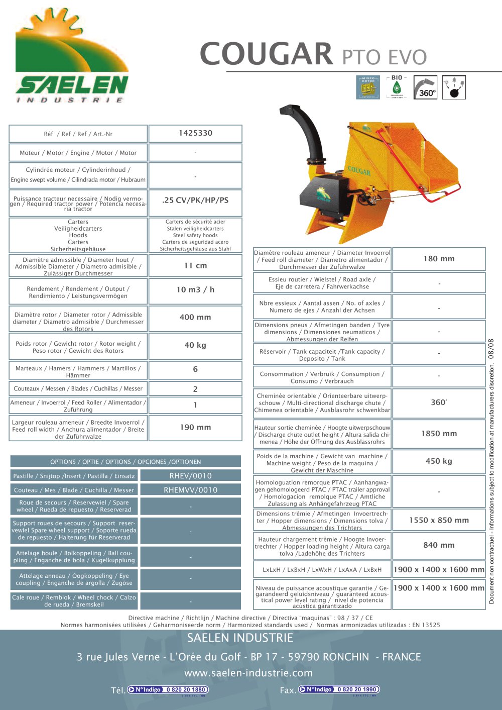 Cougar PTO - Saelen industrie