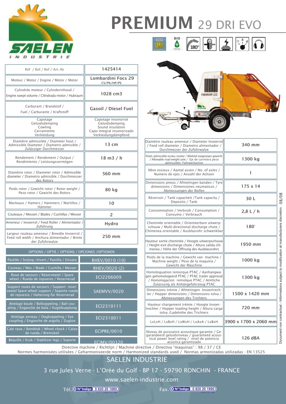Premium 29 DRI - Saelen industrie