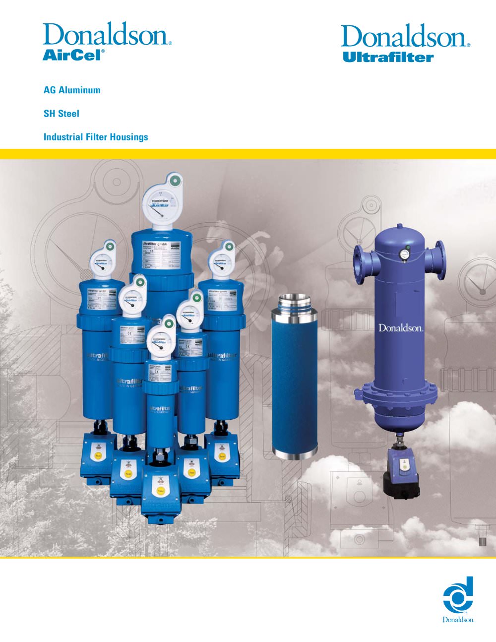 AG/SH Industrial Filters Housings - DONALDSON