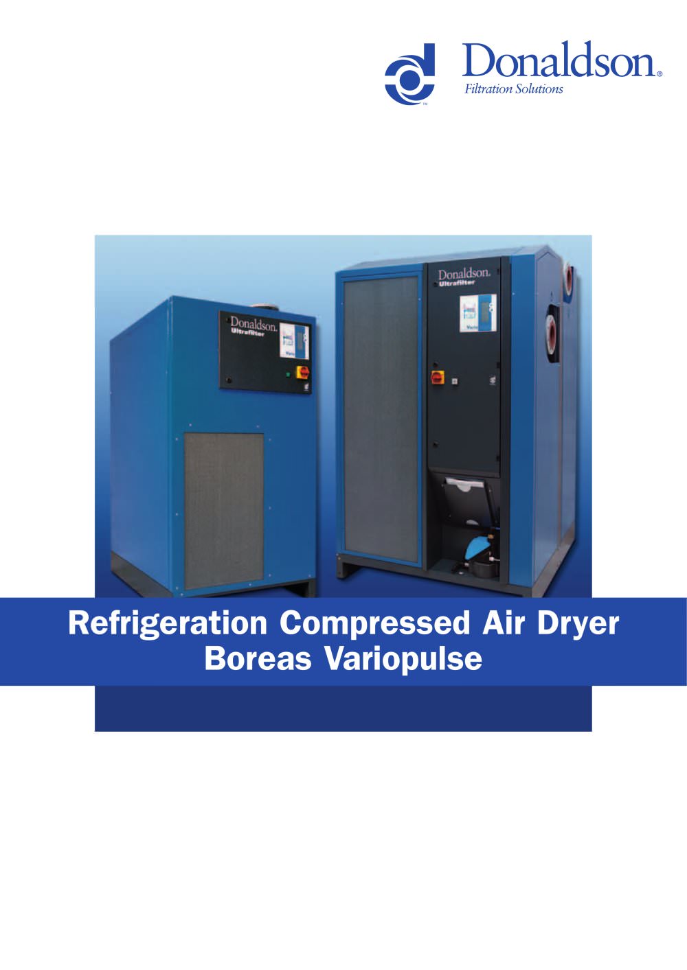 Compressed Air Dryer Brochure - DONALDSON