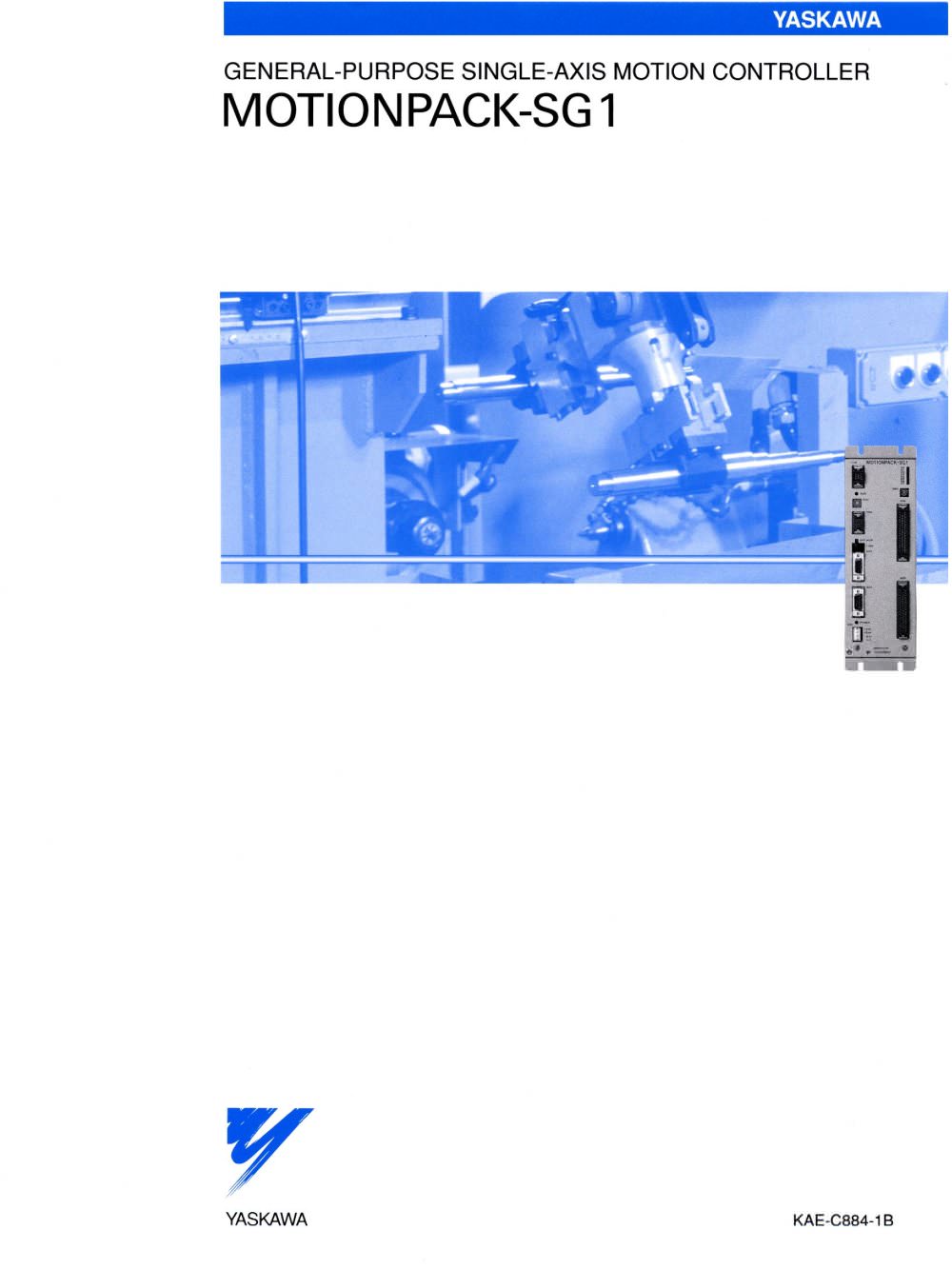 GENERAL-PURPOSE SINGLE-AXIS MOTION CONTROLLER MOTIONPACK-SG1 - YASKAWA