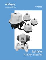 Ball Valve Actuator Selection