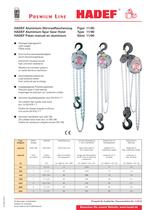 Aluminium Spur Gear Hoist 