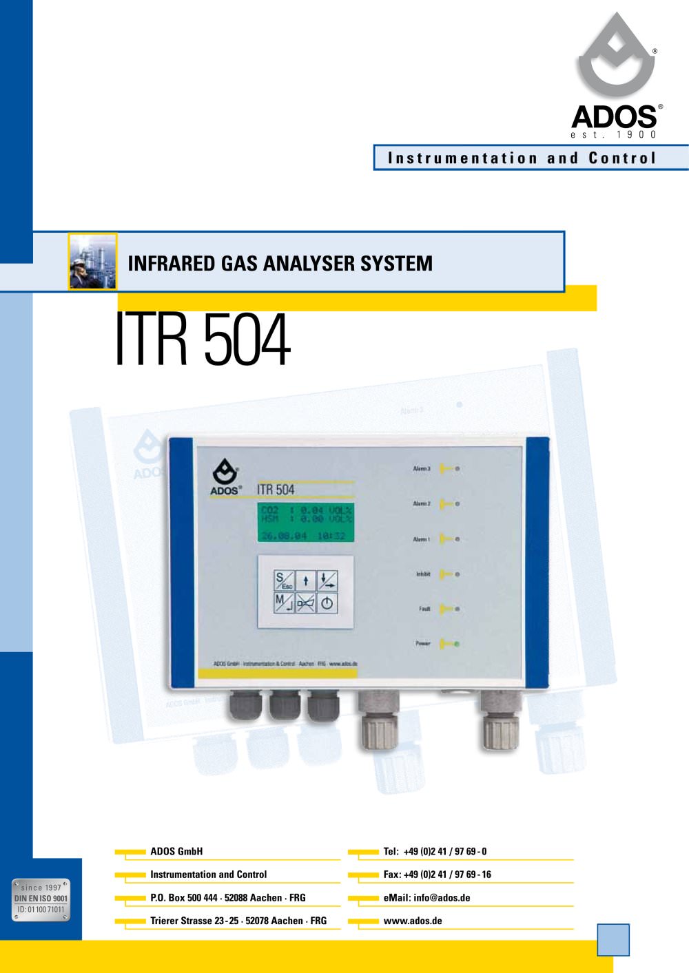 ITR 504 - ADOS GmbH, Mess- und Regeltechnik