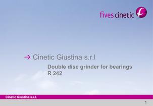 Double Disc Grinders > Giustina R242