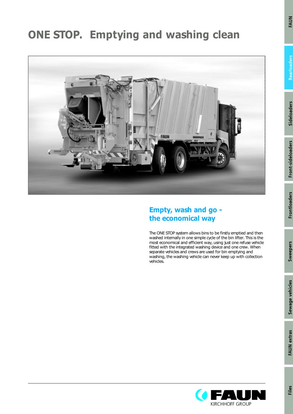 ONE STOP - FAUN Umwelttechnik GmbH & Co. KG