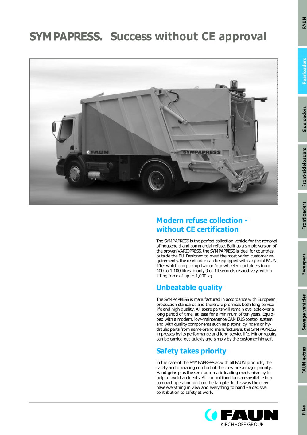 SYMPAPRESS - FAUN Umwelttechnik GmbH & Co. KG