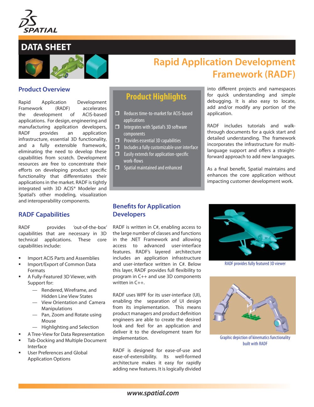 Rapid Application Development Framework (RADF) - SPATIAL