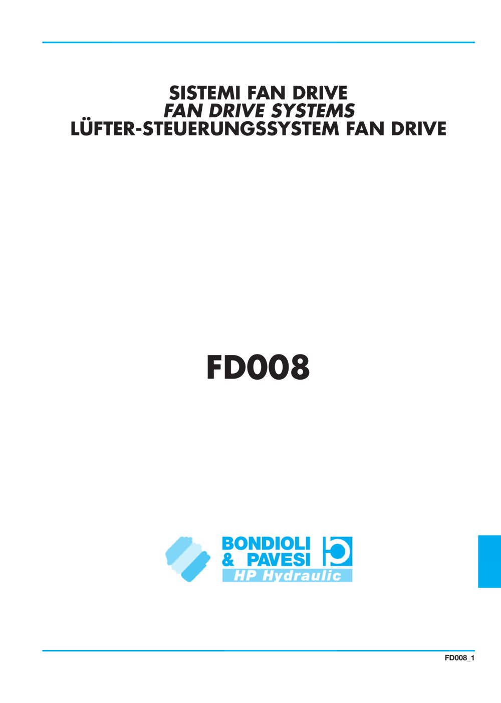 Fan Drive Systems - BONDIOLI PAVESI