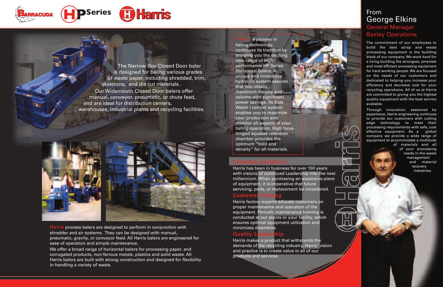 Horizontal Baler - Harris