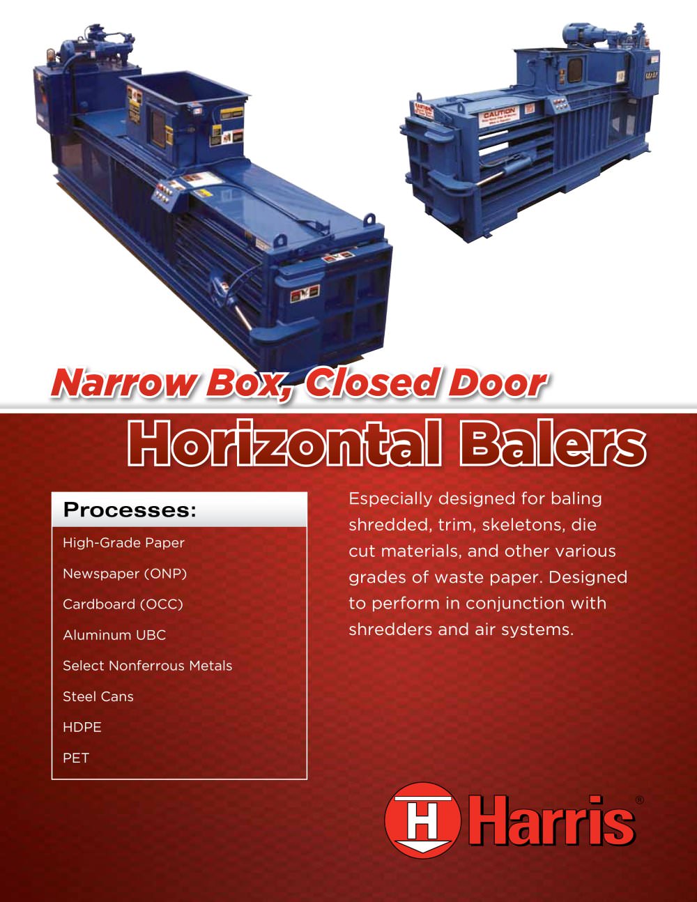 Horizontal Narrow Box - Harris
