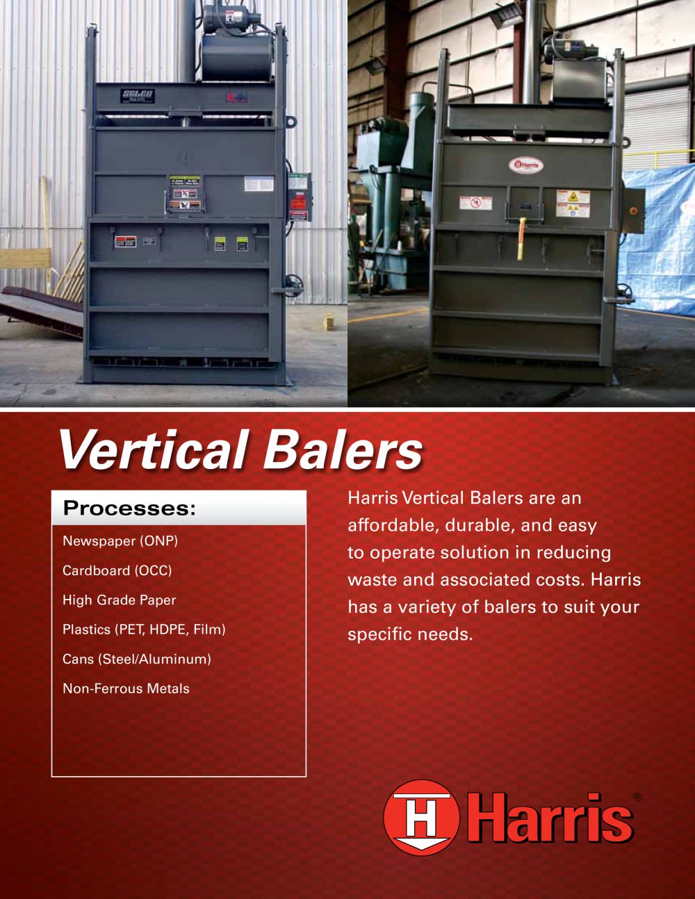 Vertical Balers - Harris