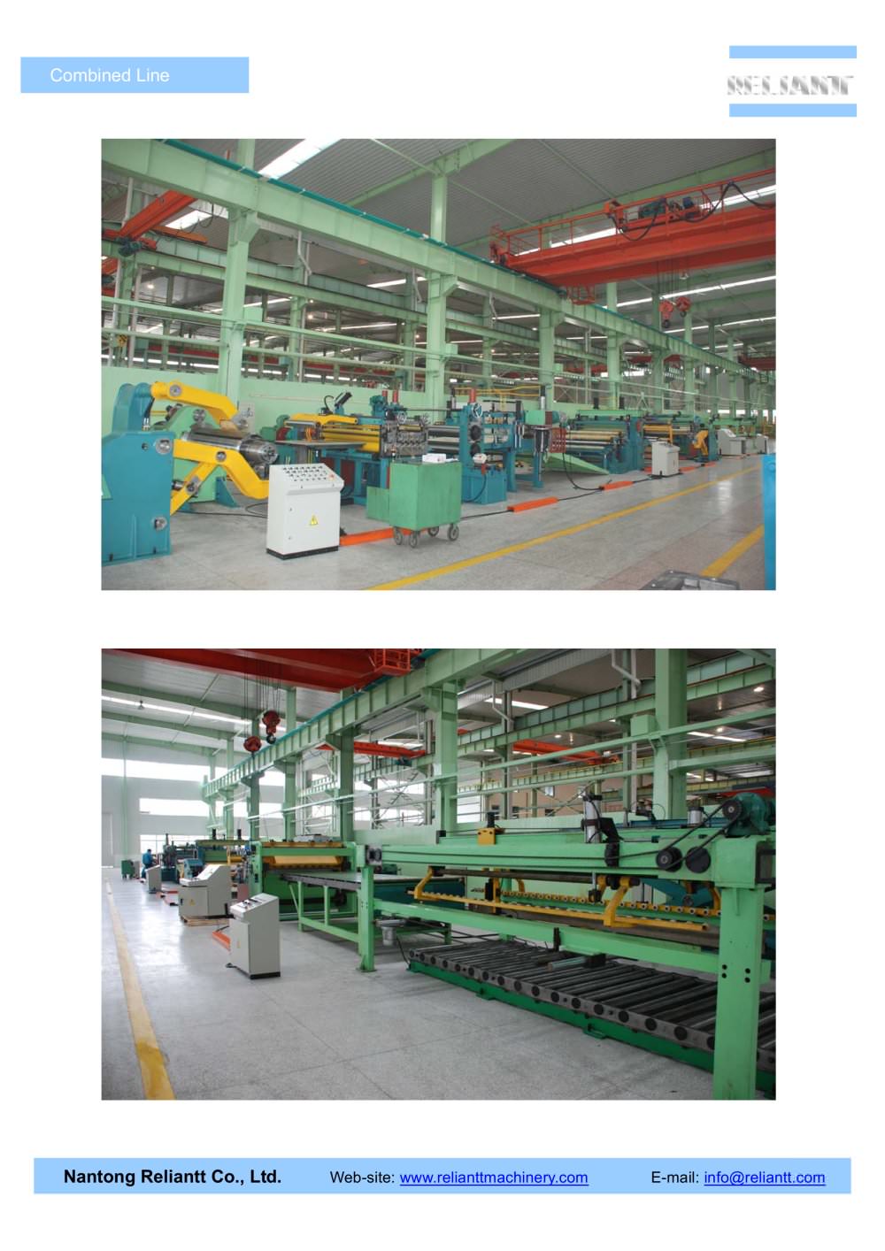 Slitting and Cut to Length Line - Nantong Reliantt Co., Ltd.