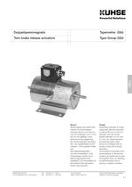 KUHSE Twin brake release actuators