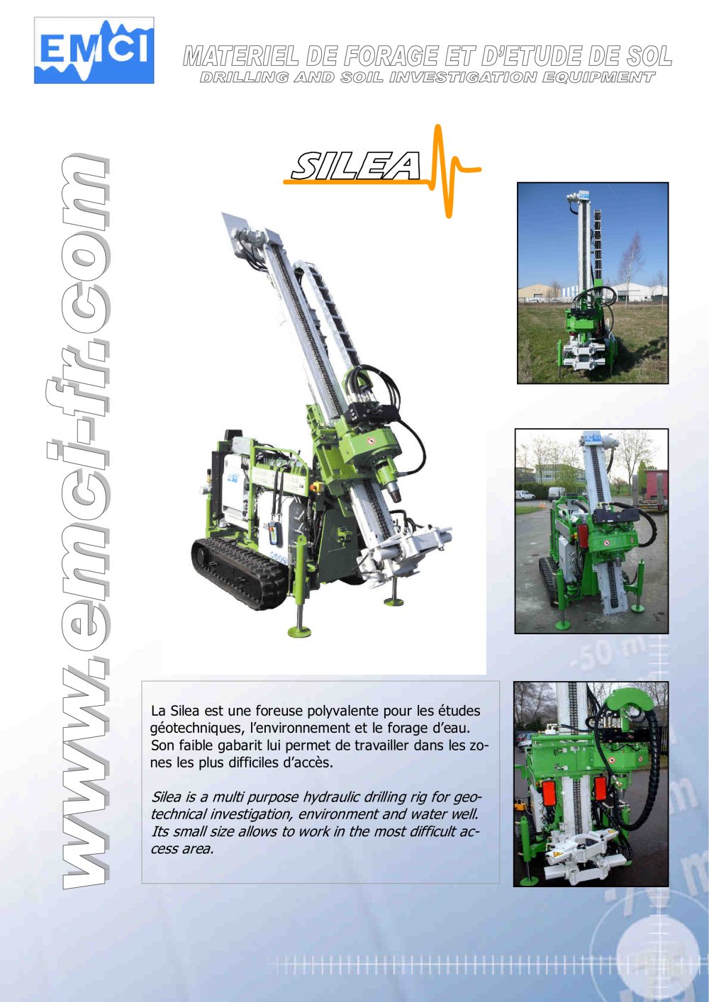 Crawler drill SILEA - EMCI