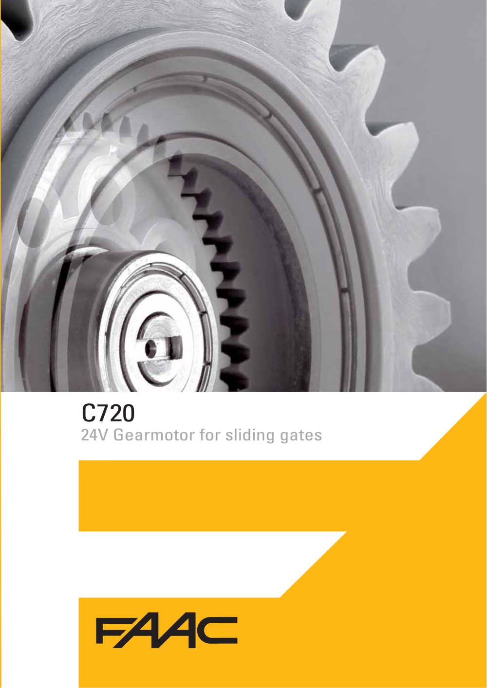 Gearmotor C720 - FAAC SpA