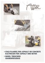 COLD PLANERS FOR ASPHALT OR CONCRETE / WHEEL TRENCHERS