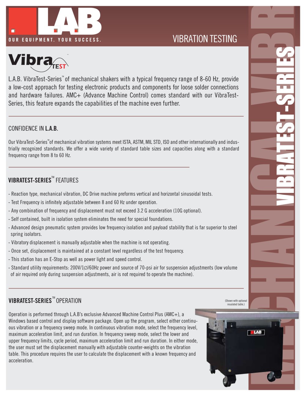 vibratest series mechanical vibration l a b equipment pdf machanical vibration
