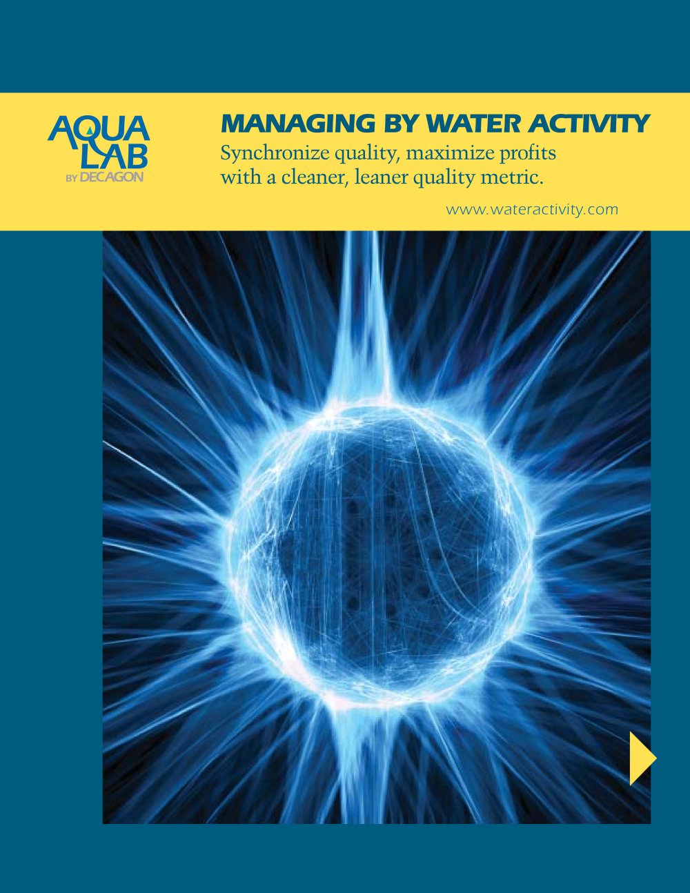 AquaLab Water Activity 2011 - Decagon Devices, Inc.