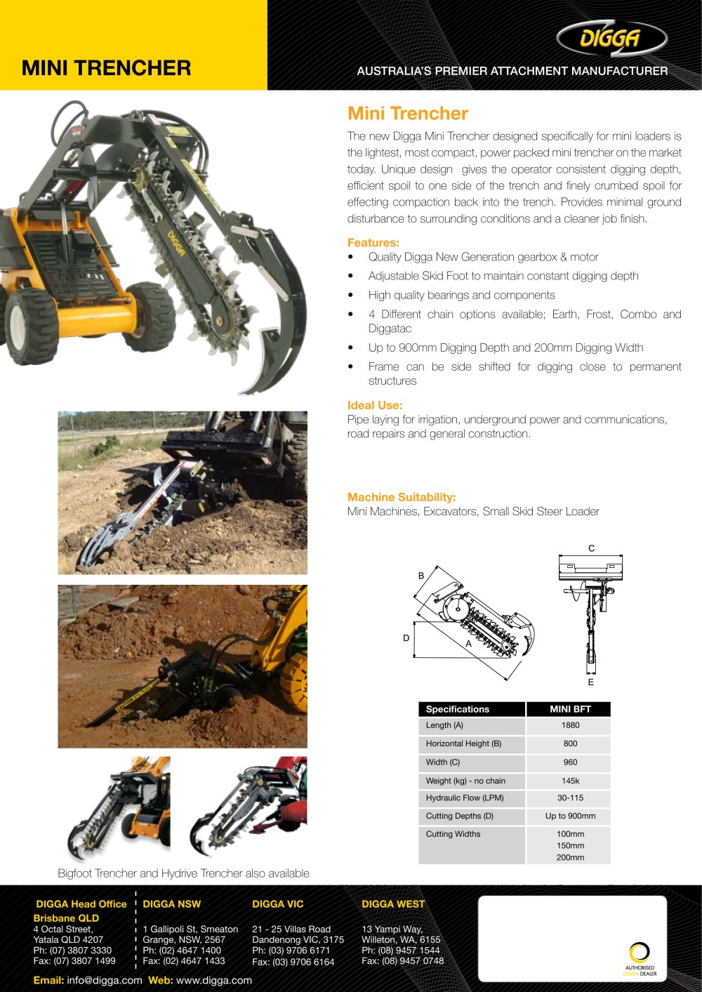 Mini Trencher - DIGGA