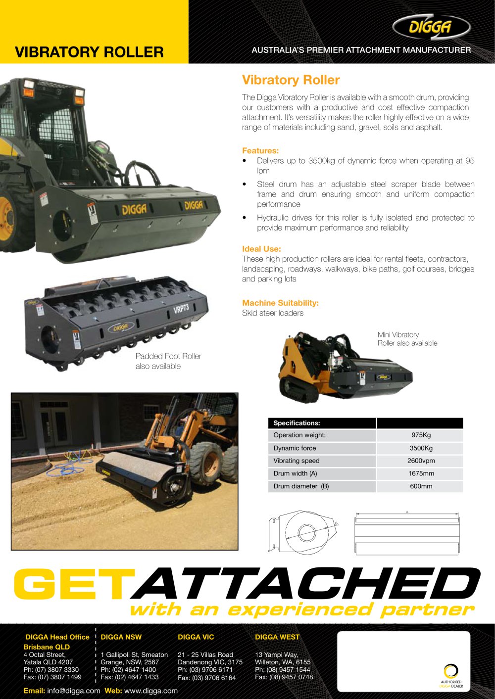 Vibratory Roller - DIGGA