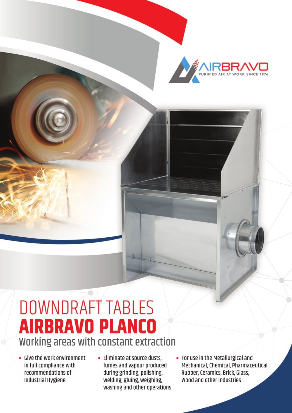 Downdraft Tables - Airbravo