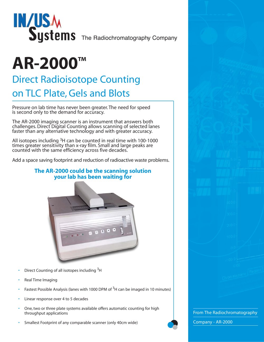 AR 2000 - Imaging Scanner - Lablogic Systems Inc