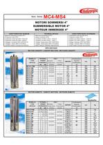 CATALOGUE SUBMERSIBLE MOTOR 4'