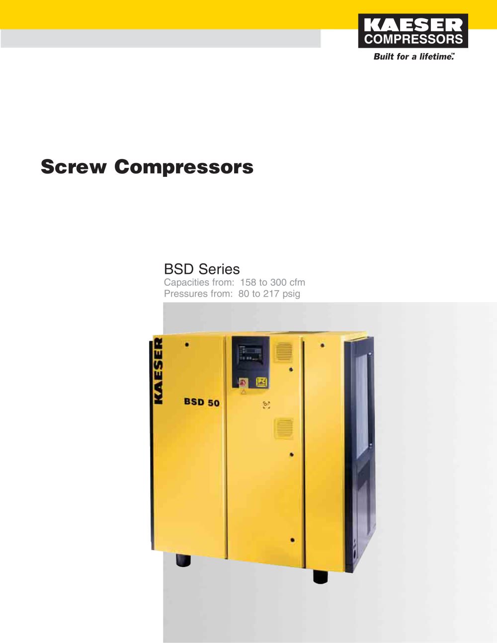 BSD Series Compressors - 1 / 6 Pages
