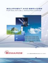 Equipment and Services for Solar Cell Manufacturing brochure
