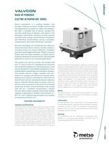 Jamesbury Valvcon Back-up Powered Electric Actuator ADC Series
