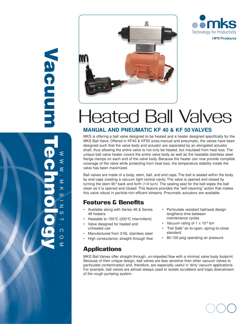 Heated Ball Valves - MKS Instruments