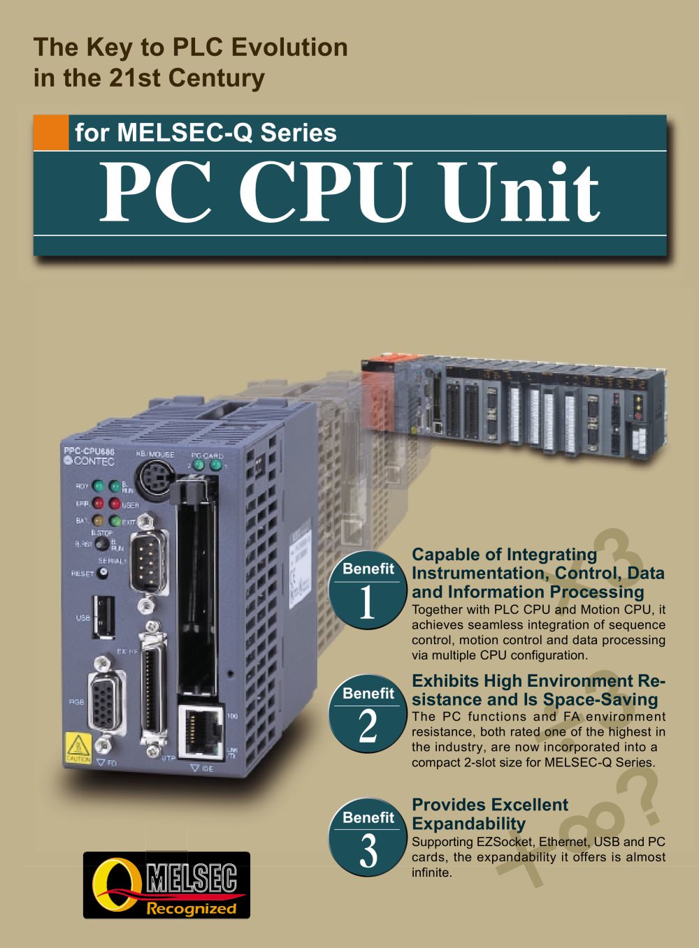 MELSEC Q Series PC CPU Module (Created by CONTEC) - MITSUBISHI Automation
