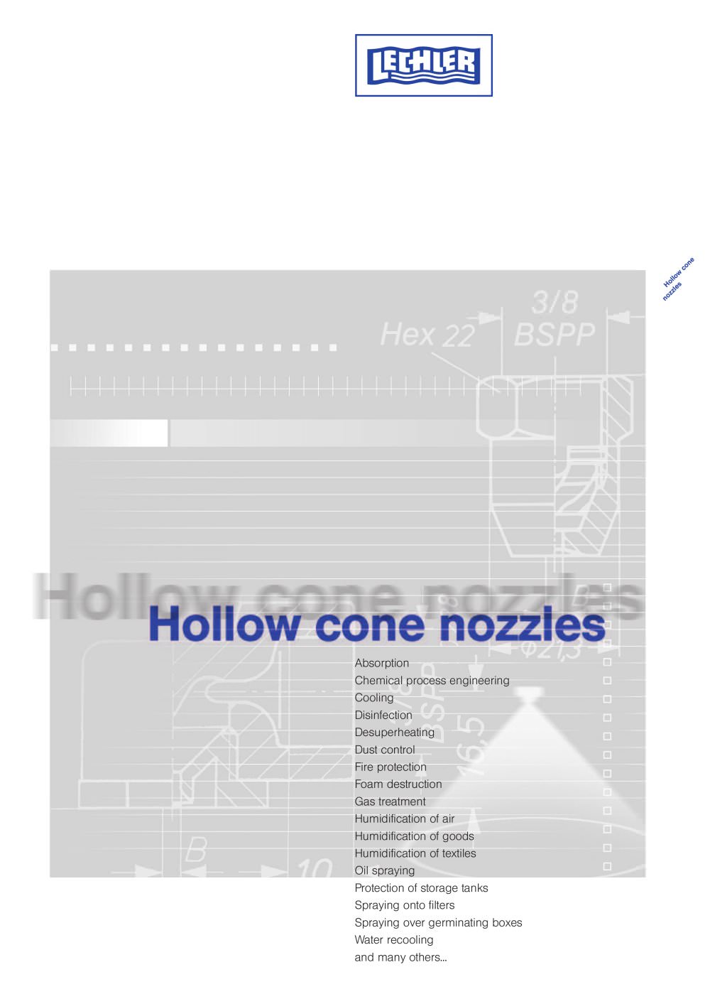 Hollow Cone Nozzles - Lechler