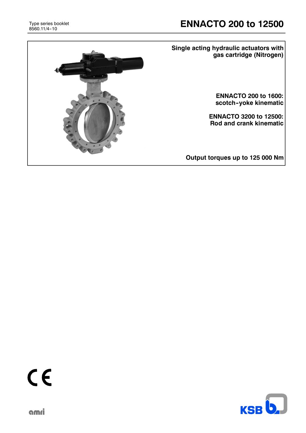 ENNACTO 200 to 12500 - KSB