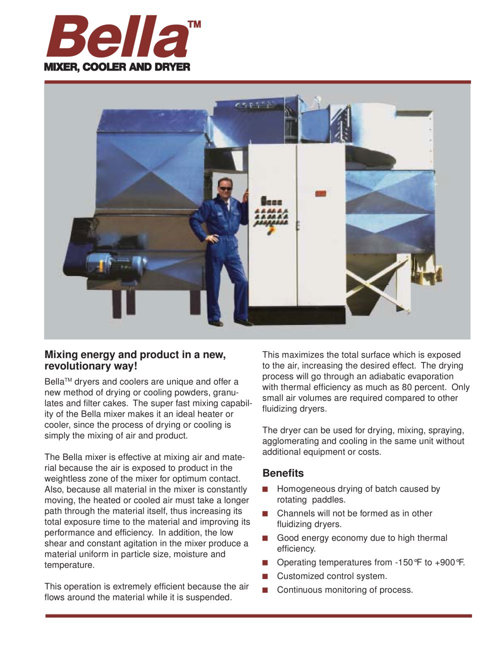 Bella� Dryers and Coolers - Dynamic Air