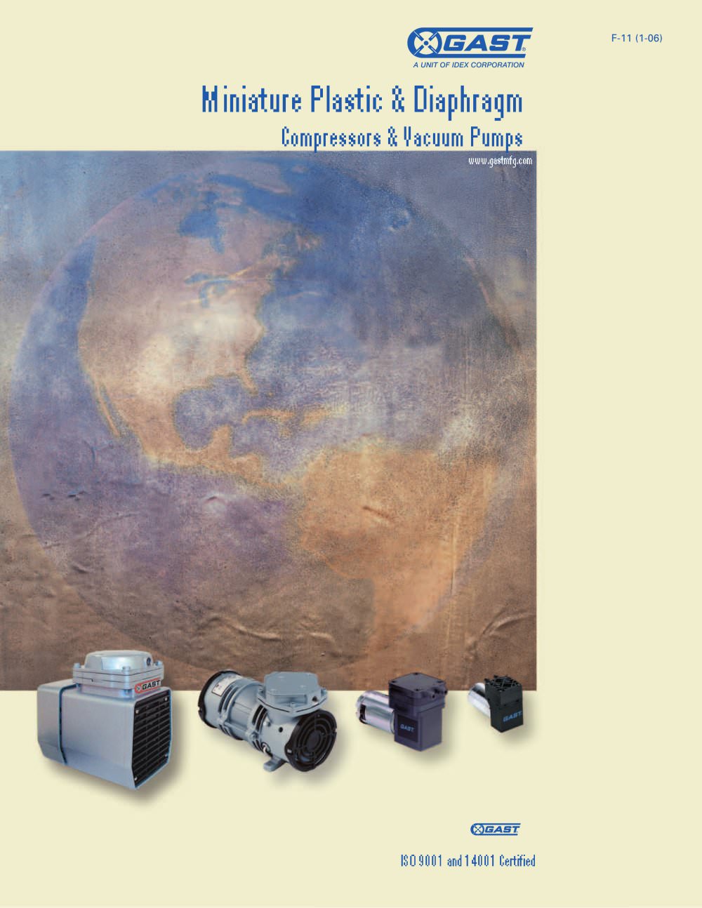 Miniature Plastic & Diaphragm - GAST