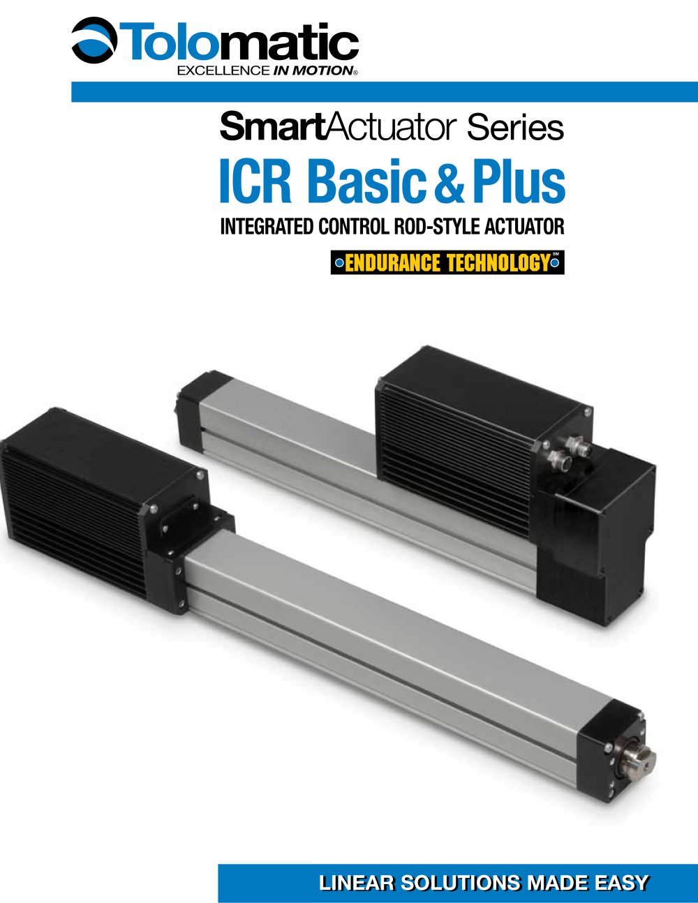 Tolomatic ICR SmartActuator- Integrated Motor/Drive Actuator - Tolomatic, TOL-O-MATIC