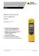 Data sheet NBM-520 - NARDA