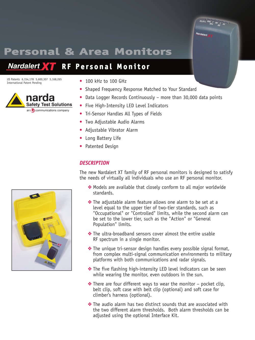 Nardalert XT - NARDA