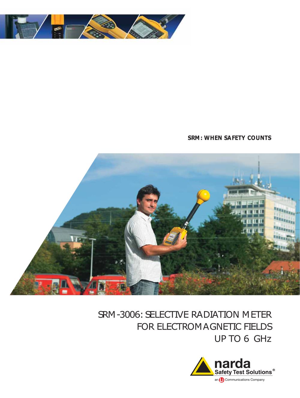 SRM-3006 - Selective Radiation Meter - NARDA
