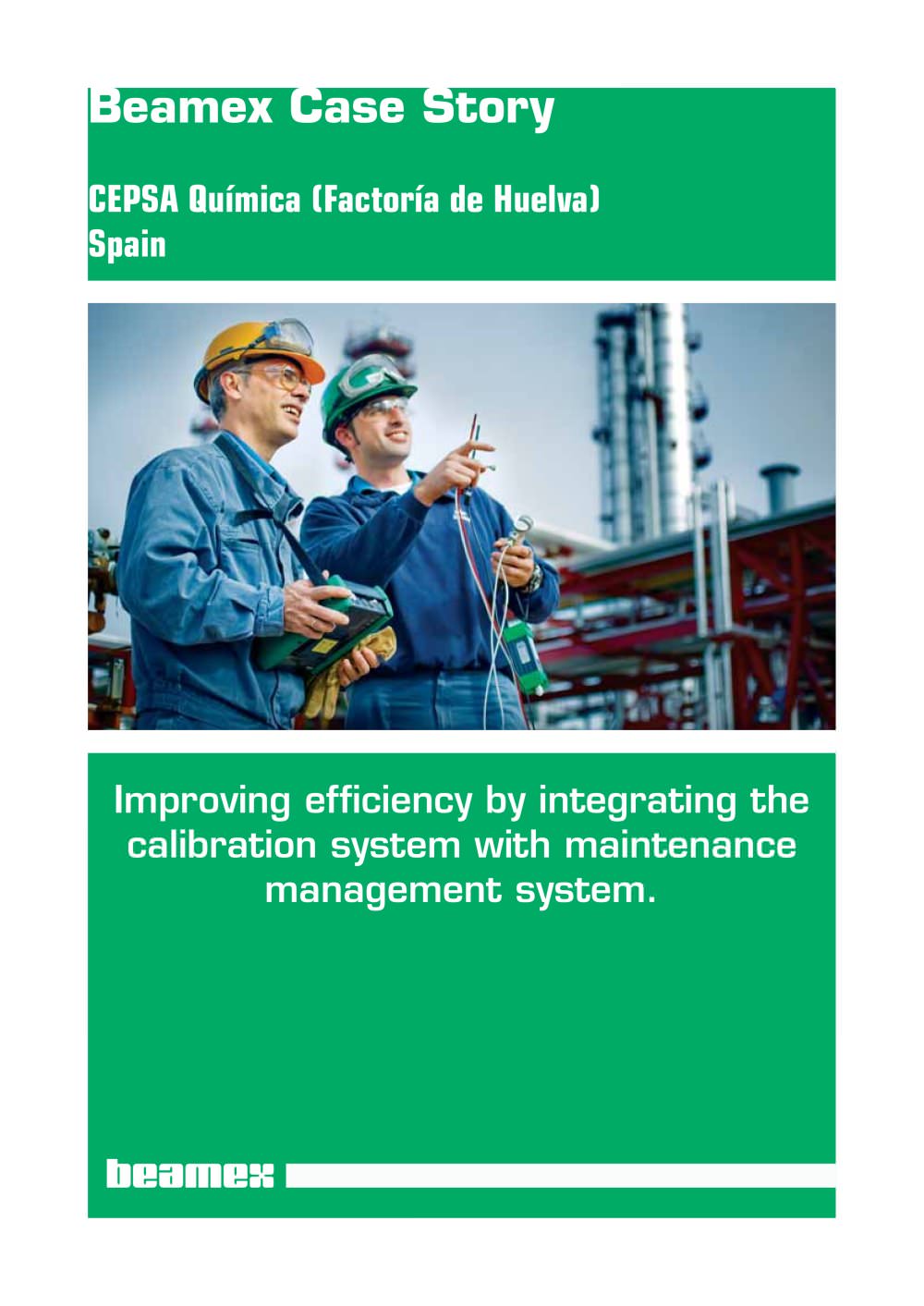 Case Story CEPSA- Integrate the calibration system with CMMS - Beamex