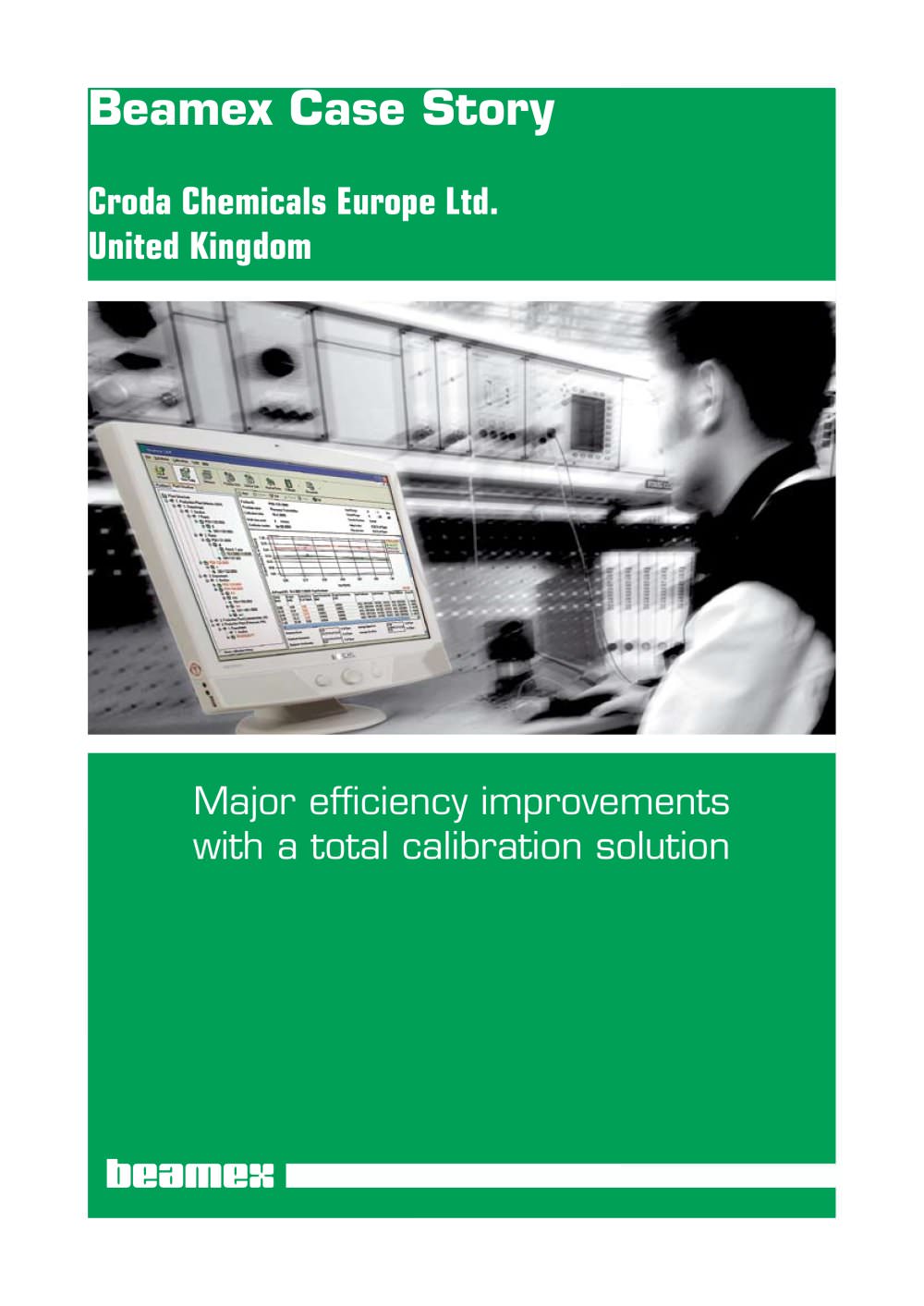 Case Story Croda Chemicals- Major Efficiency Improvements with a Total Calibration Solution - Beamex