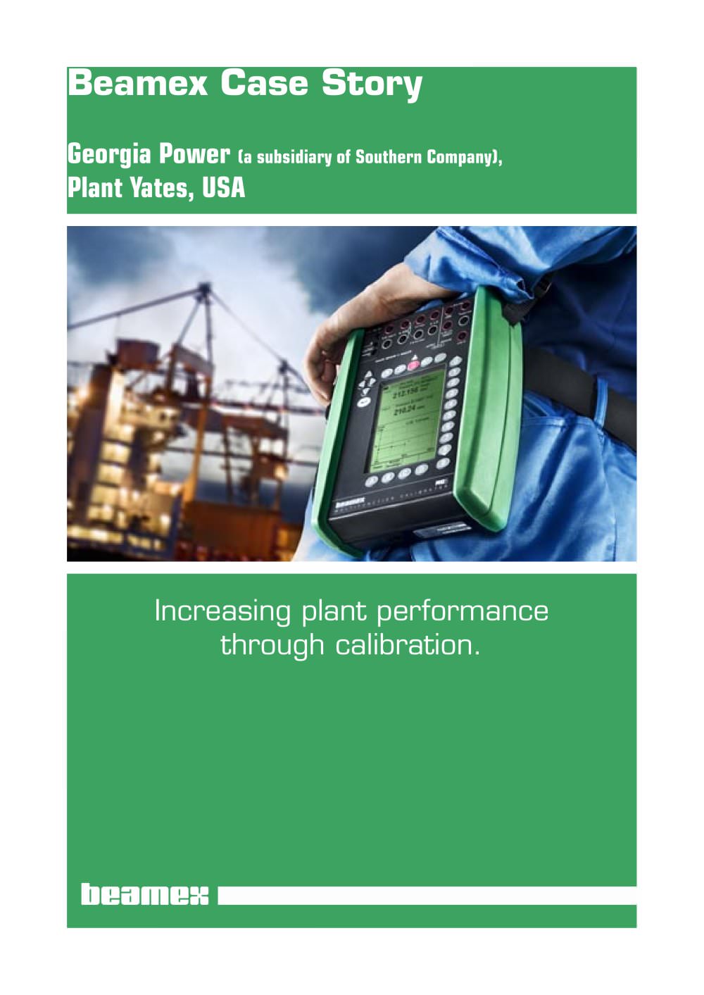 Case Story Georgia Power- Increasing Plant Performance through Calibration - Beamex
